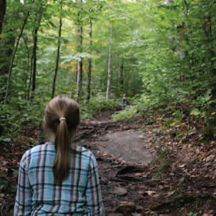 hiking Walk in the Woods