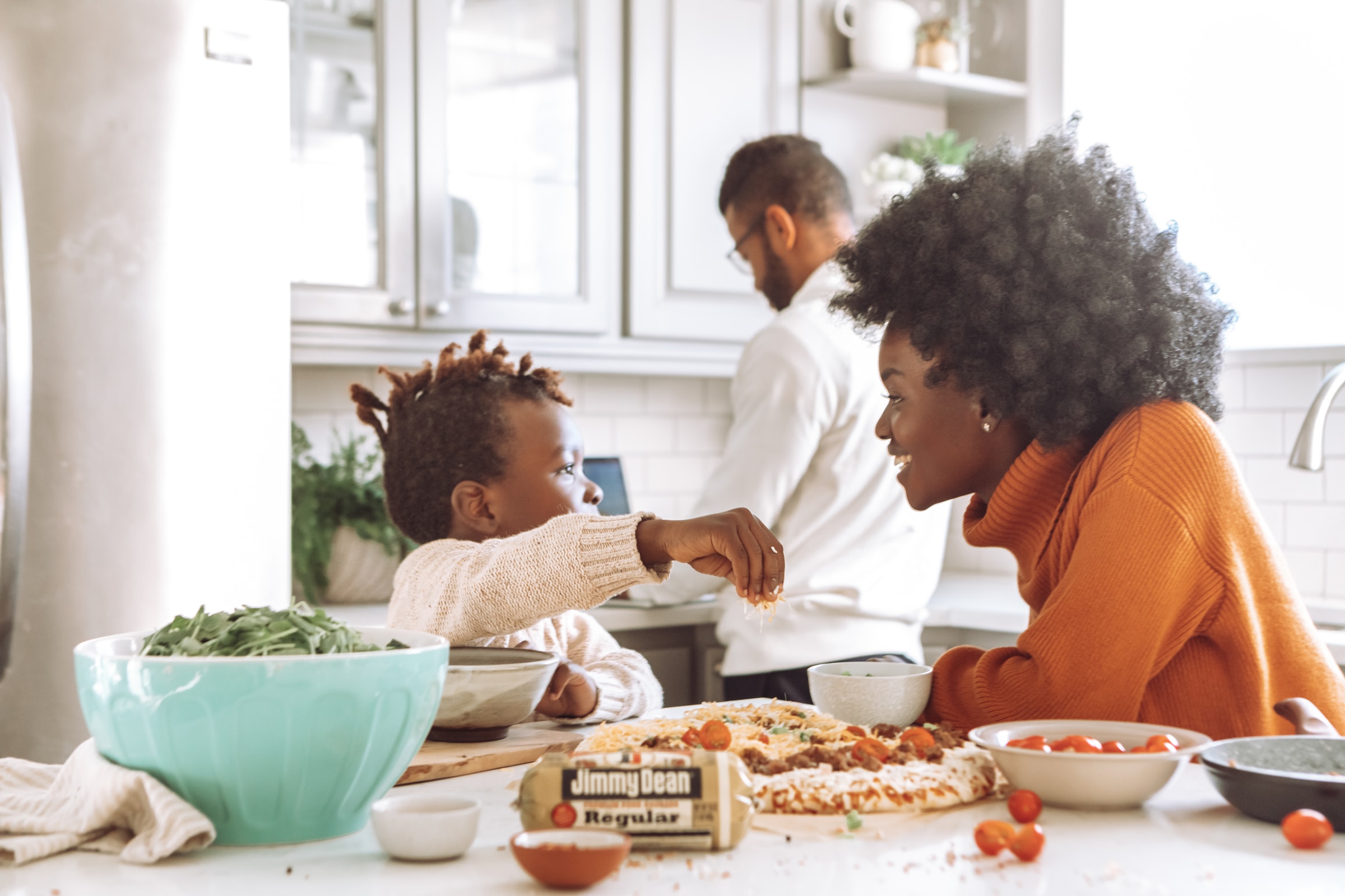 photo of happy family