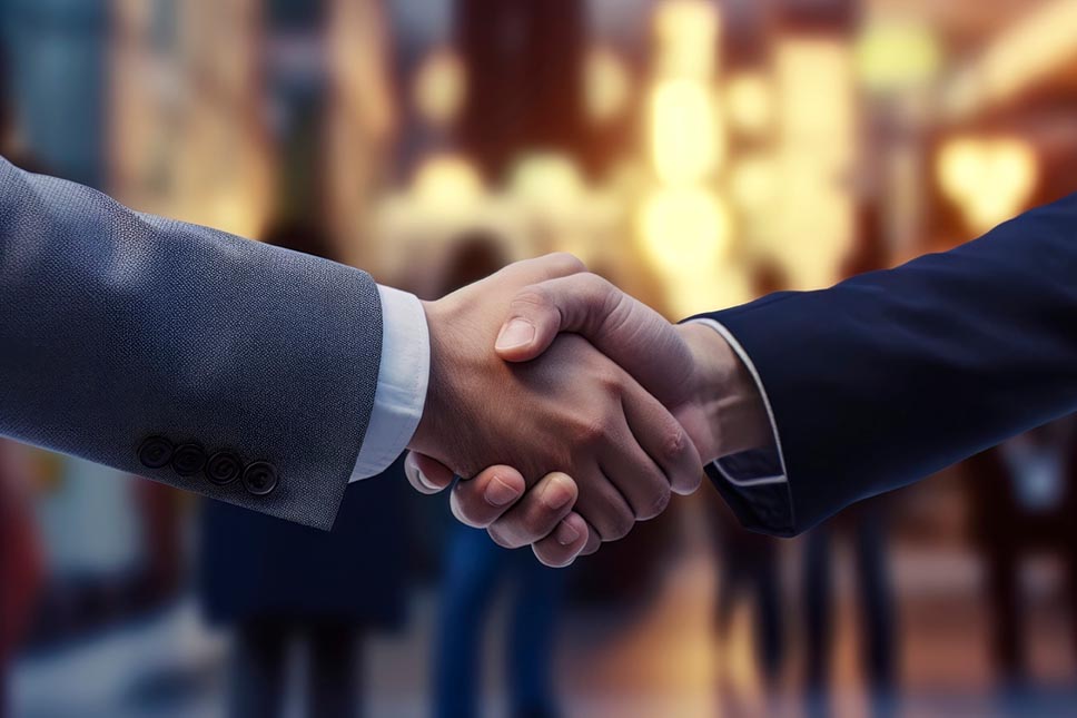 photo of a handshake