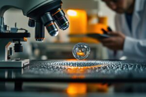 Photo of biotech scientist