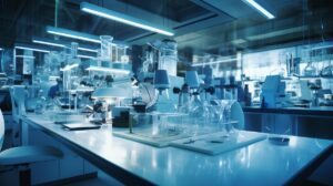 photo of biotech lab