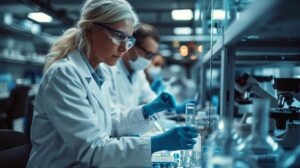 Photo of skilled biotech workforce